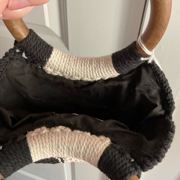 Laude The Label Gabby Mini Macrame Bag NWT - Picture 3 of 4